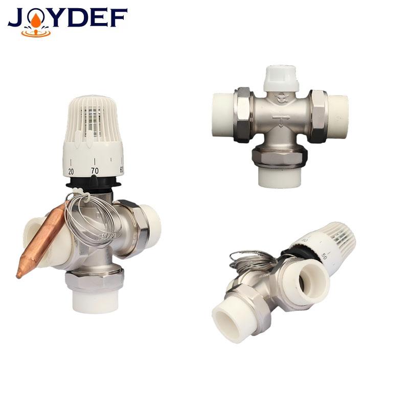 DN25-32 Energy saving 20-70 ℃ control Floor heating system thermostatic radiator valve M30*1.5 Remote controller 3 way valve7
