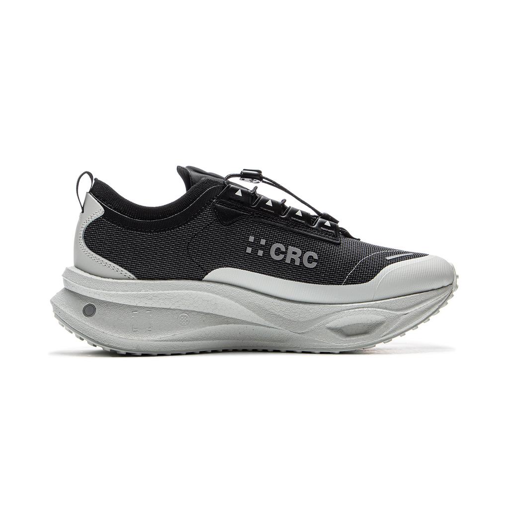 Li Ning Abrasion Resistant Low top Running Shoes Unisex Black White AZGV111-3