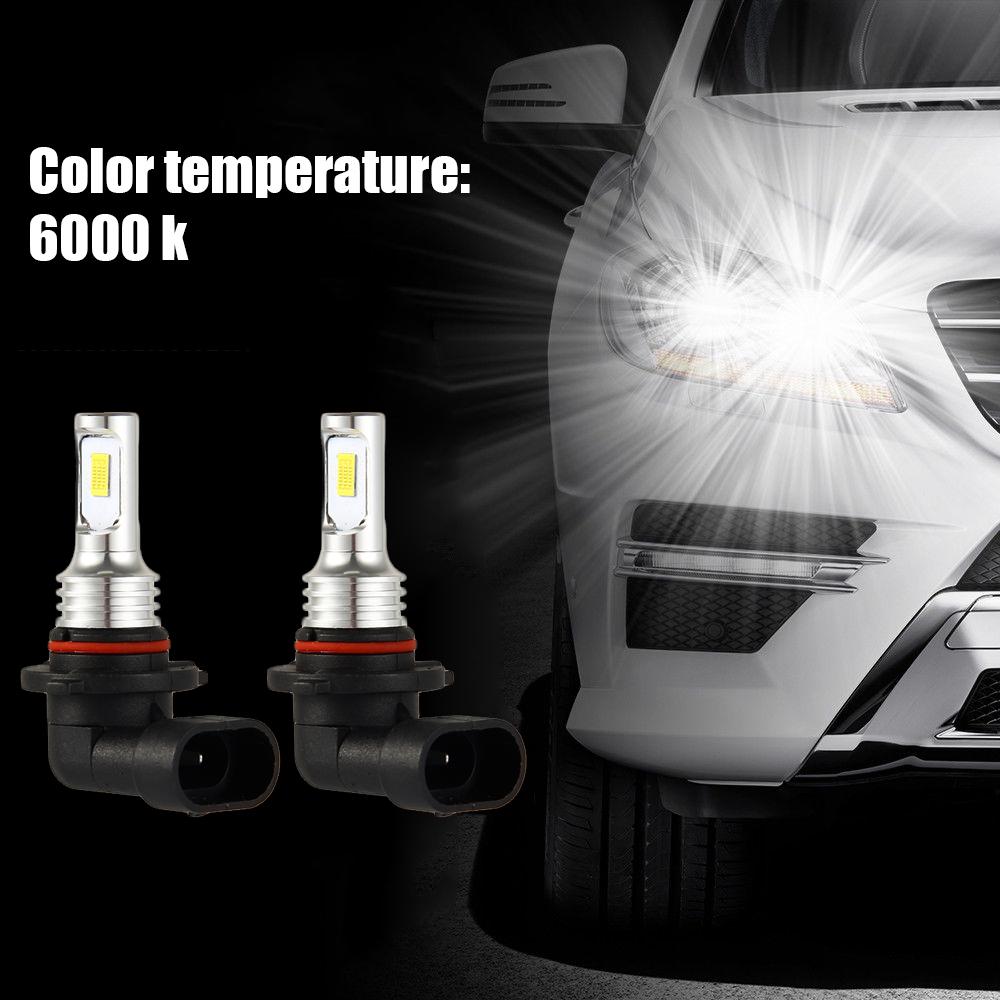 2Pcs HB3 LED Headlight 9005 Ice Bulb Fog Light 6000K Xenon White Lamp Front Turn Lights Super Bright Truck Car Accessories