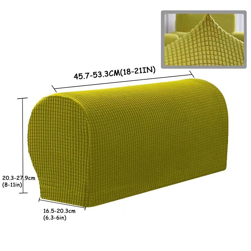 Стирки и гибкие чехлы-протекторы для подлокотников дивана - Набор из 2 штук 2pcs зелёный 860₽