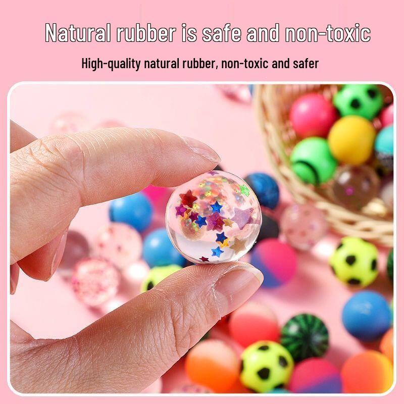 Nein. 27 Kinder Hüpfender Elastischer Ball Spielzeug - Springendes & Schwebendes Geschenk für Kindergarten