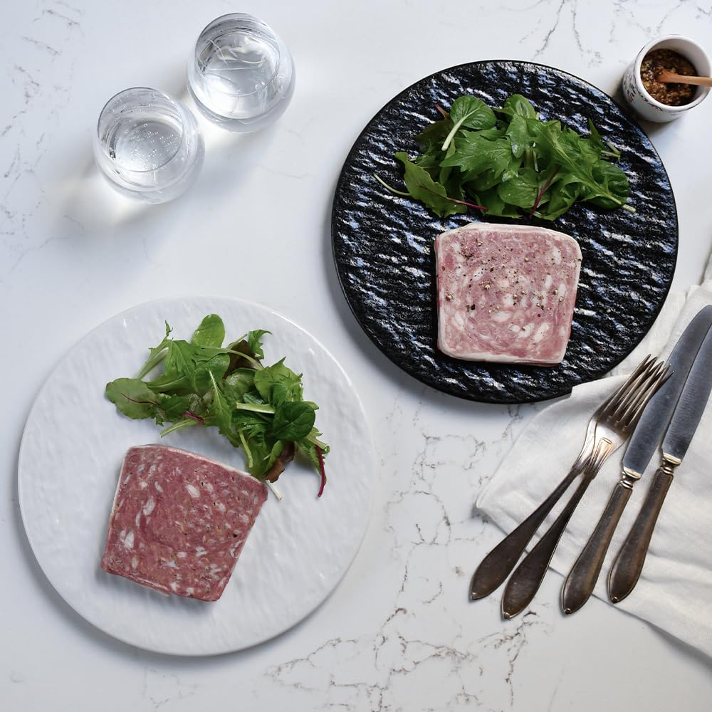 Official YAMATSU STANDARD [Ishime FX 17cm Side Dish Plates, Set of 3] Small Plates, Side Dishes, Snack Plates, Dishwasher and Microwave Safe, Ceramic,