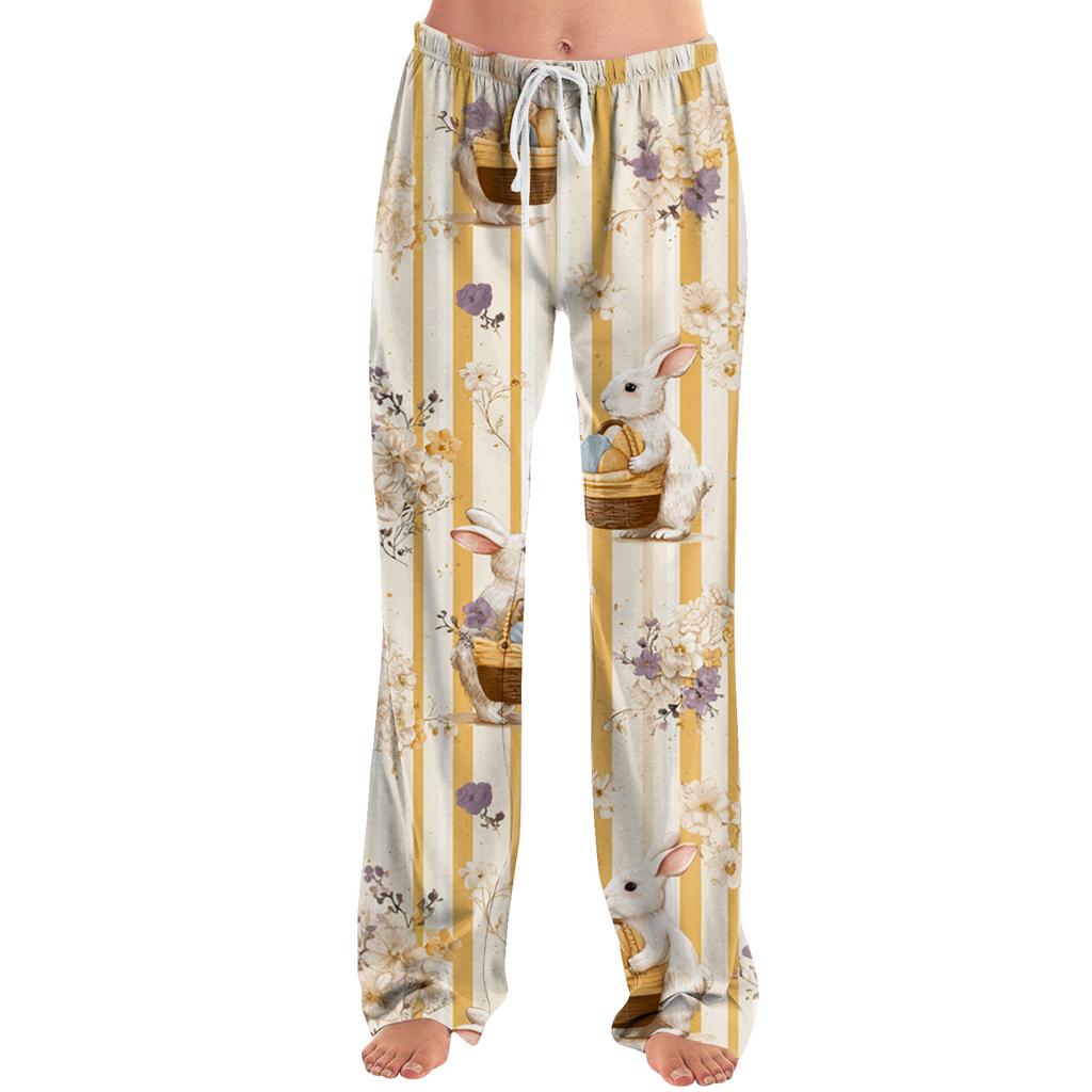 Dámské Módní Volné Ležérní Tištěné Ležérní Kalhoty