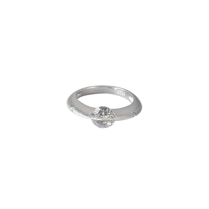 Xiaohongshu Stijl Zirkonia Planeten Ring: Elegante en modieuze dames statement piece