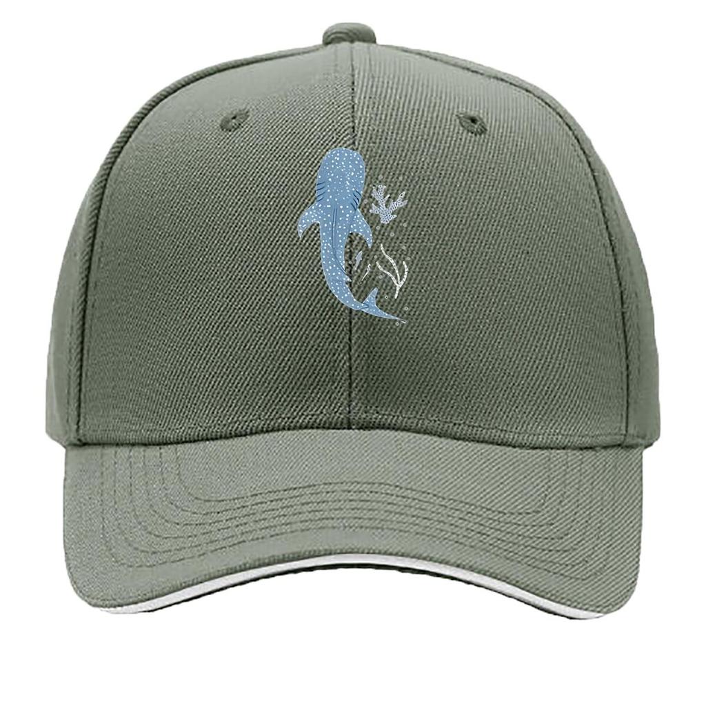 Whale Shark Vinyl Wall Decal Sandwich Baseball Cap