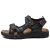 Genuine Leather Men's Sandals Summer Leisure Men Shoes High Quality Soft Casual Sandals for Men Beach Hiking Men's Shoes Size 46
