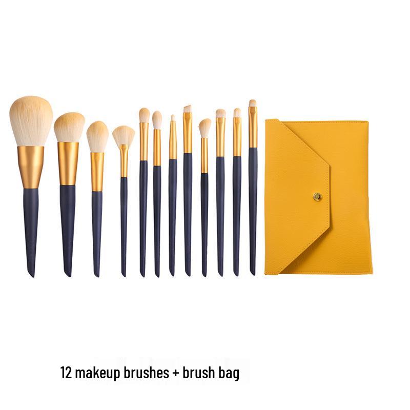 Grapewood Soft Bristle Eye Makeup Brush Set: Eyeshadow, Blush & Powder Brushes