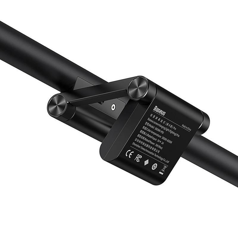 Baseus I-Wok Pro Monitor Lamp, with Clip and Dimmer (Black)