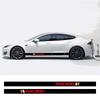 2PCS Car Door Side Stickers For Tesla Model S PVC Decals Waterproof Vinyl Film Decoration Auto Exterior Styling Accessories