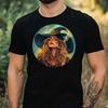 T-Shirt Herren Hexe Raucht Motiv Baumwolle Größe XS bis 5XL