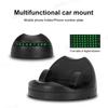 Rotatable Car Phone Holder Stand Desk Dashboard Sticking Smartphone Support GPS Navigation Car Mount With Parking Phone Number Plate