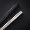 Black Silver Fountain Pen Stainless Steel Calligraphy Pens Student Use Extra Fine Pen  Stationery