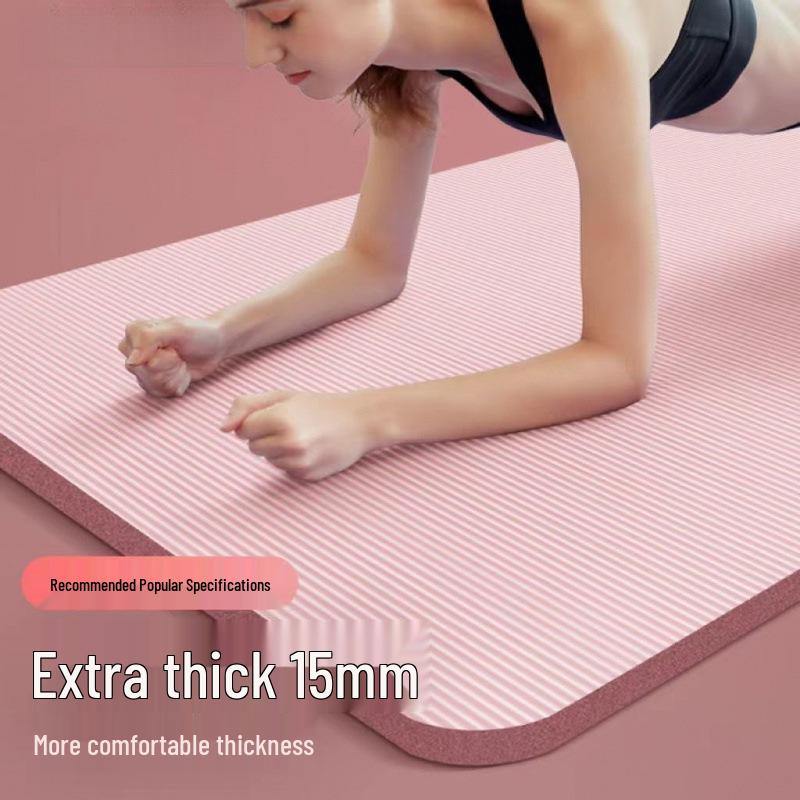 Extra Thick Non-Slip Yoga Mat for Beginners – Extended Length & Width for Home Fitness or Dance