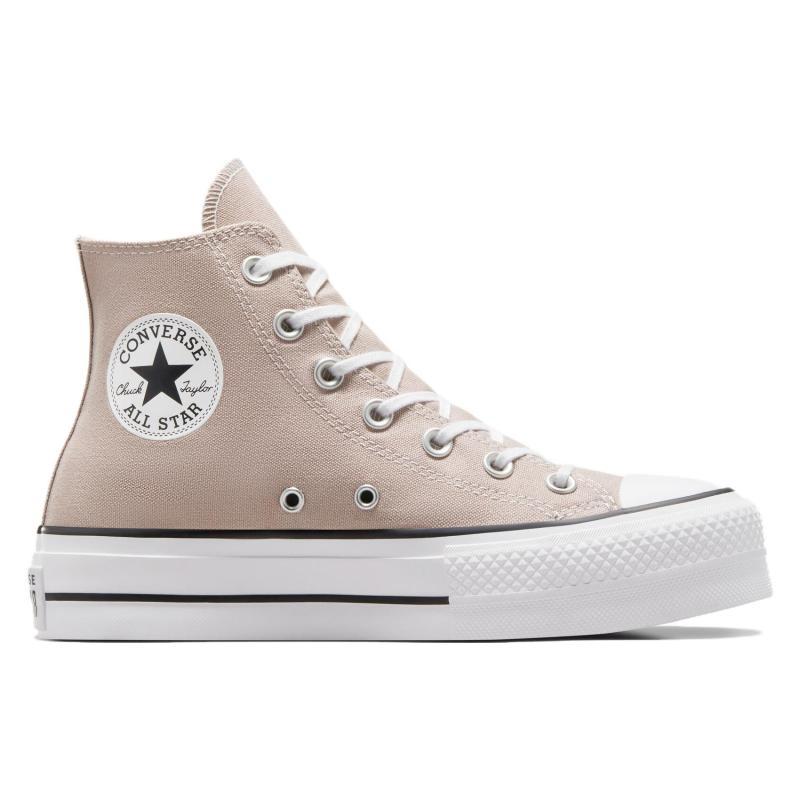 Converse Chuck Taylor All Star Simple and Versatile High-Top Canvas Shoes Women's Beige