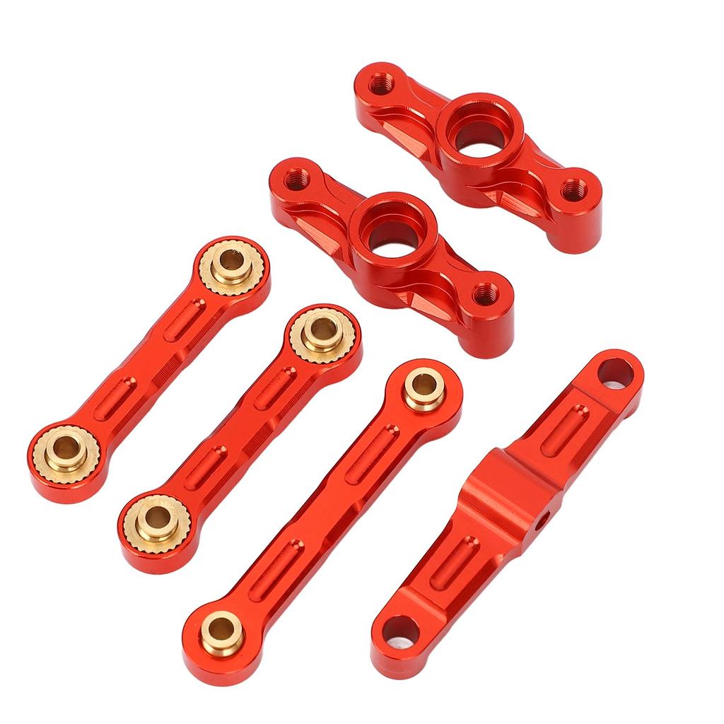 RC Car Steering Tie Rod Alloy Enhanced Performance Steering Assembly Upgrade Parts for  02 RC Car