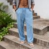 2026 Men's Summer Breathable Cotton Linen Casual Straight-Leg Pants
