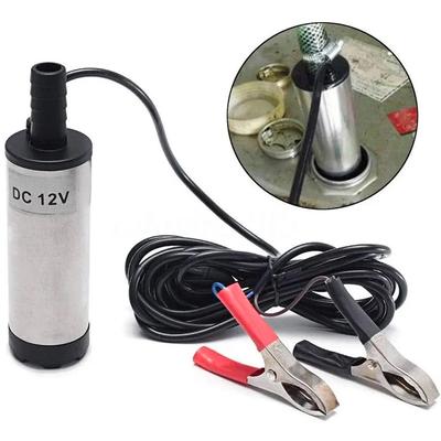 12V 38mm Electric Fuel Transfer Pump Water Oil Transfer Refueling Submersible Pump For Diesel Water Pump With Filter