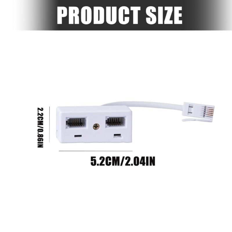 Quick Install RJ11 Telephone Splitter Cord for Multiple Device Connectivitys In Business Environment