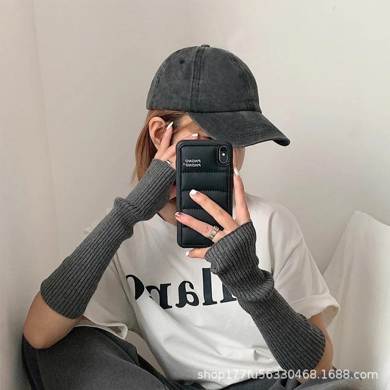 Washed Denim Old Baseball Cap Female Summer Soft Top Breathable Retro Smoke Gray Cap Male