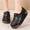 Jesienne Damskie Buty Płaskie Kobieta Sneakersy na Platformie Mokasyny Buty Kobieta Skórzane Buty Klinowe Kobieta Loafersy