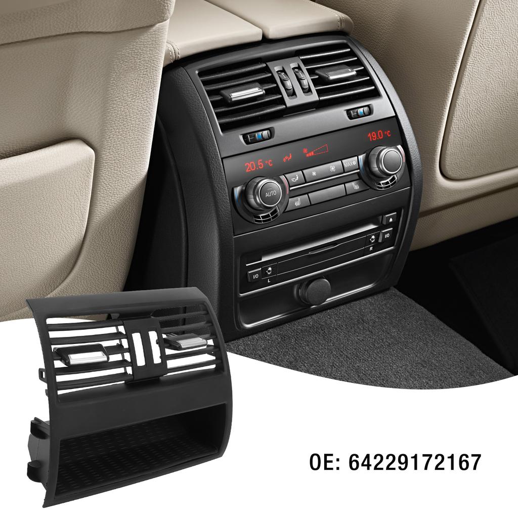 Rear AC Vent Grille 64229172167 Rear Center Console Air Conditioner Outlet Panel for 5 Series F10 2011–2017