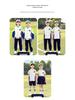 Children's Fleece-lined Windproof Outdoor Uniform Set for Kindergarten & Elementary (Autumn/Winter)