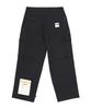 STIGMA 10S Twill Cotton Wide Parachute Pants Black