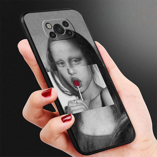 Michelangelo Statue Aesthetic Phone Case For Samsung Galaxy M52 M23 M32 5g M31 M51 M22 M30s M33 M13 M12 M62 Black Silicone Capa