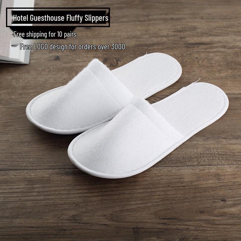 

Kasishong Утолщенные одноразовые фланелевые тапочки 50 Pairs