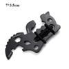Stainless Steel Card Bottle Opener Multi-functional Portable Outdoor Camping Keychain Small Tool Household Combination Hardware