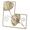 Gold Leaf Metal Wall Decor Iron Wall Decoration Nordic Wall Hanging Decor for Living Room Bedroom