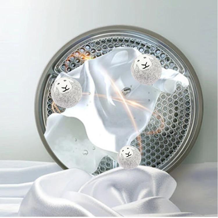 Wool Felt Ball Anti-static Washing Machine Anti Entanglement Washing Ball Wool Ball Gray Wool Drying Ball Sticky Wool Ball