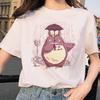 Totoro Spirited Away Studio Ghibli Damen T-Shirt Japanisch Frauen Ulzzang T-Shirt Anime Miyazaki Hayao Damen T-Shirt Harajuku 90er