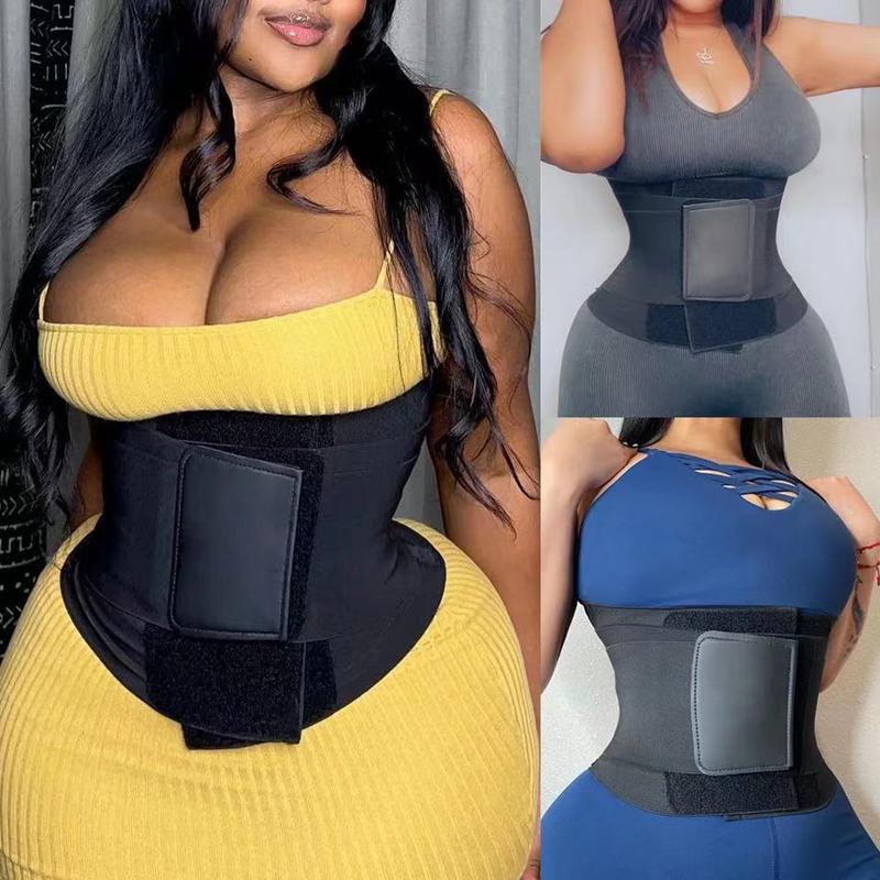 Women's Waist Cincher Anti-Bacterial Firm Control Bandage Wrap Tummy Trimmer Fitness Girdle Slimming Strap Sports