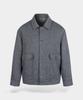 Birbante Wool Blend Blouson Jacket - Grey