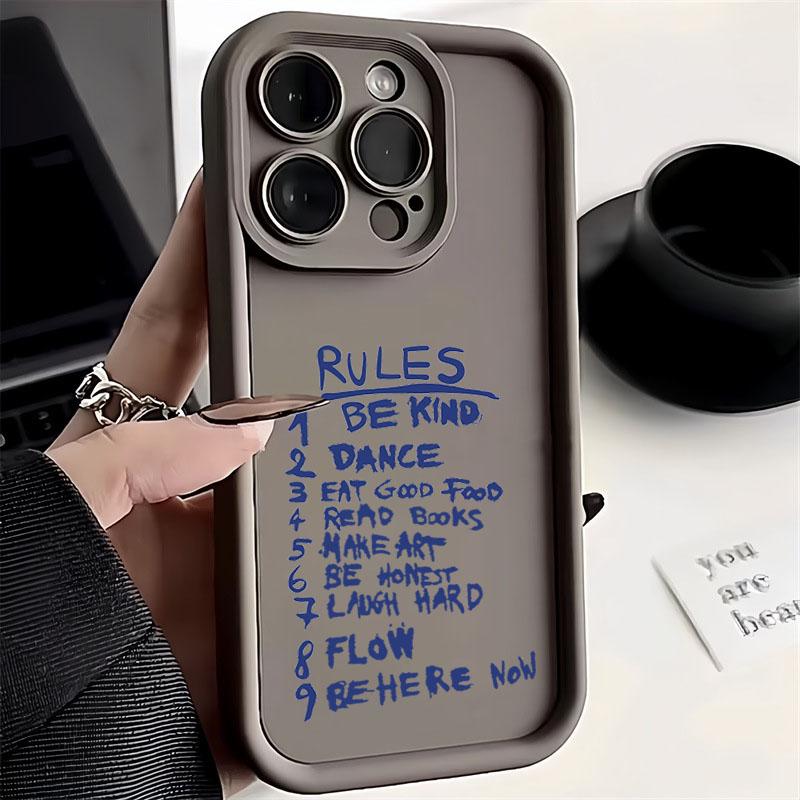 

For iPhone 16 15 14 Pro Max 13 12 11 Colorful Maximalist More Amor Por Favor Phone Cover For iPhone XS Max X XR 7 8 Plus 15 Case For iPhone 16Pro Max