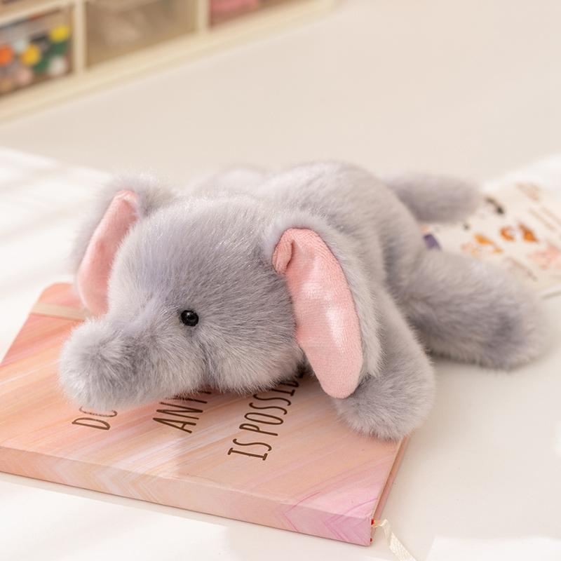 Cute Desktop Animal Plush Toy Set Magnetic Prone Cartoon Rabbit Panda Penguin Dog Cat Tortoise Soft Doll Funny Office Decor Gift