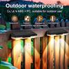 Rechargeable Solar Fence Light Wall Washer Lights, Outdoor Light, Waterproof Garden LED Lamp with Color Changing RGB, Landscape Wash for Patio