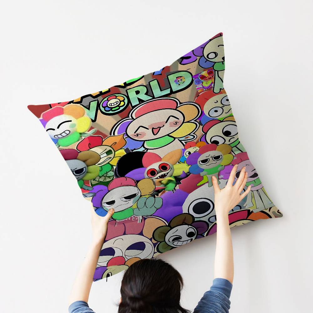 D-Dandys WorldS Cartoon Pillow Gifts Home Office Furnishings Bedroom Sofa Car Cushion Cover case 45x45cm