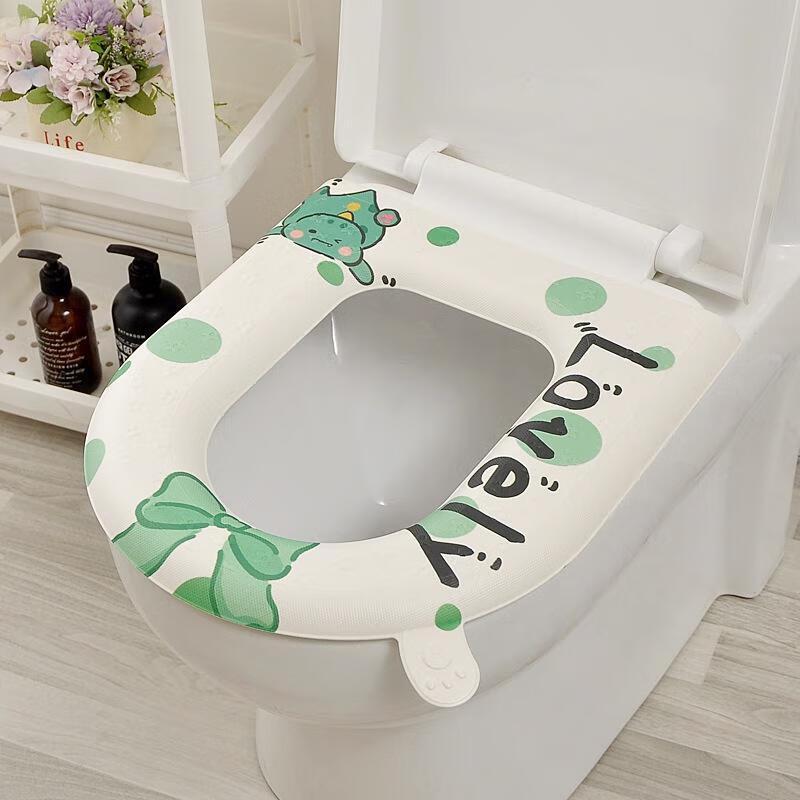 JINGRUIXIANG Waterproof Printed EVA Toilet Seat Mat