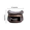 Ceramic Aromatherapy Stove Decorative Multifunctional Teapot Warmer Fragrance Diffuser Zen Incense Wax Burner Kit For Yoga Room