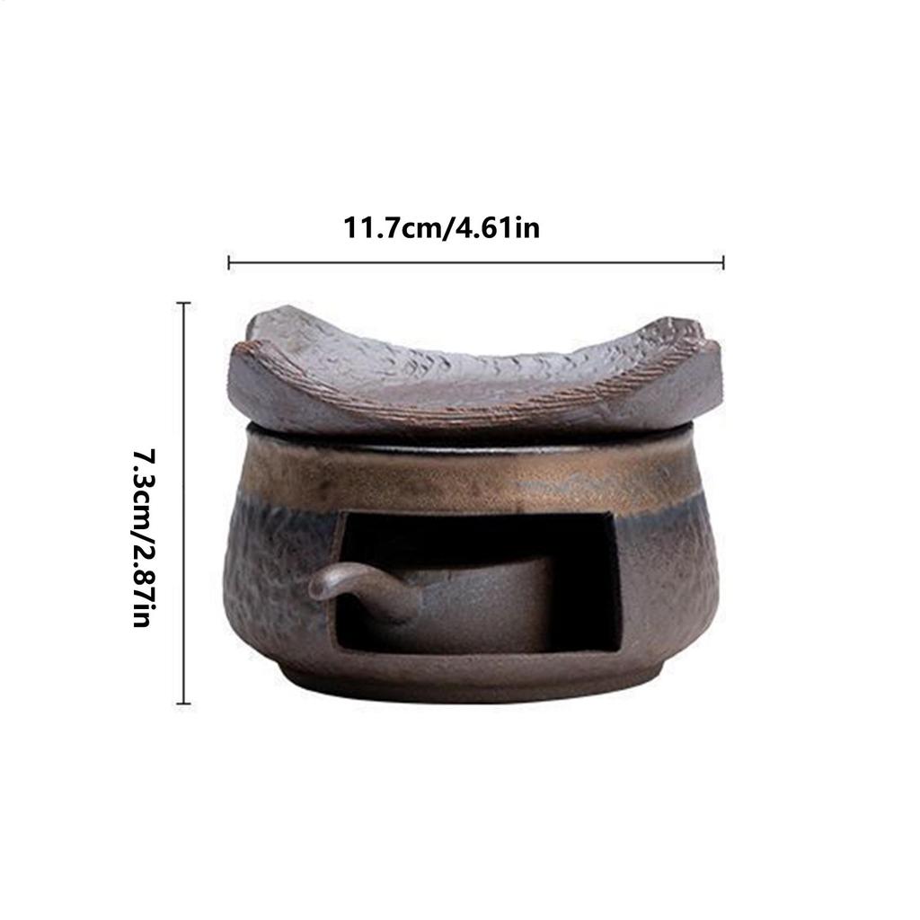 Ceramic Aromatherapy Stove Decorative Multifunctional Teapot Warmer Fragrance Diffuser Zen Incense Wax Burner Kit For Yoga Room