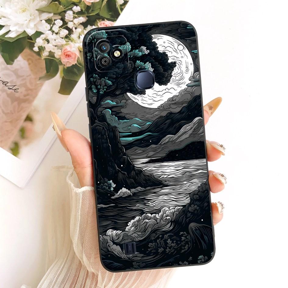 For Infinix Smart HD 2021 Case Cute Cartoon Cat Back Cover Candy Painted Soft Silicone Phone Shell For Infinix SmartHD 2021 Capa