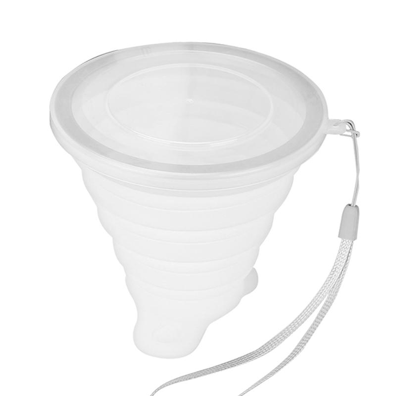 

270 мл Дорожная кружка из нержавеющей стали, силиконовые выдвижные складные чашки, телескопические складные кофейные чашки для занятий спортом на открытом воздухе, кружка для воды