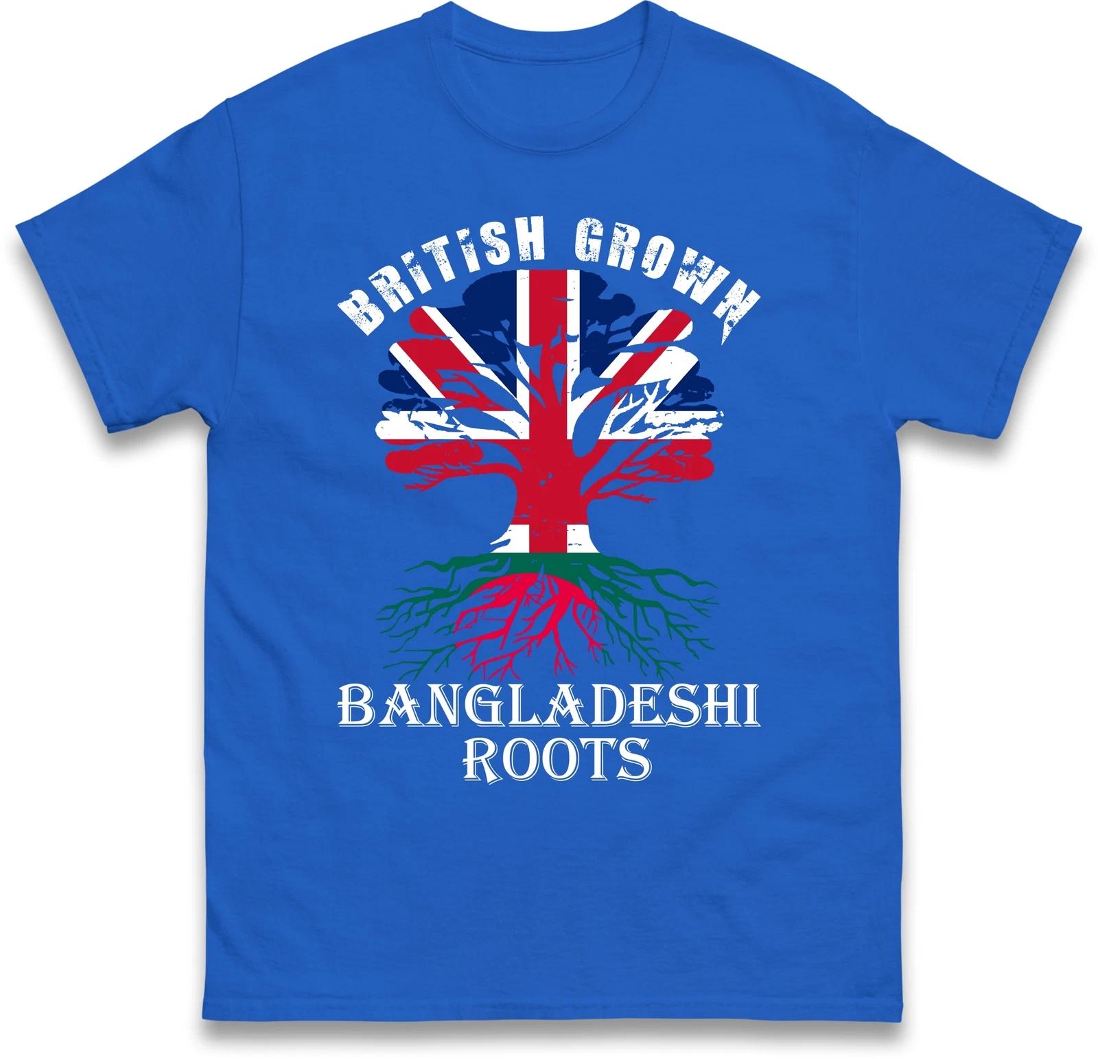 Great Britain T-Shirt, Bangladeshi Roots T-Shirt, patriot T Shirt, British Grown S