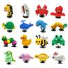 Animal de Dibujos Animados Conejo Dinosaurio Zapatos de Jardín Hebilla de Flor Decoración de Zapatos Accesorios de Sandalias Regalo para Niños