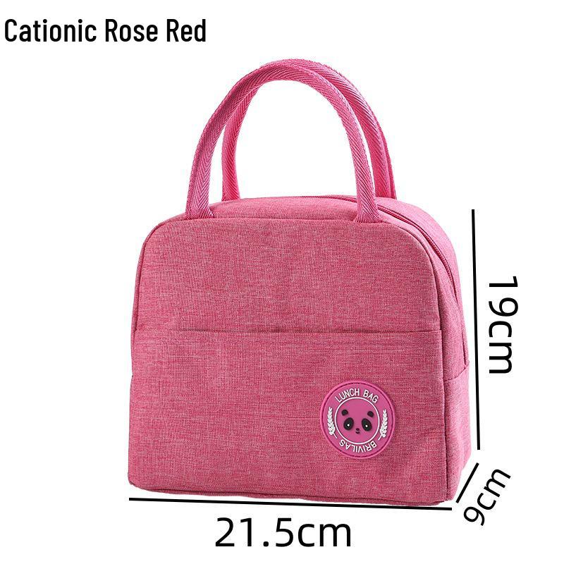 Insulated Lunch Tote: Waterproof & Oilproof Bento Carrier with Thick Aluminum Foil for Students & Office Workers