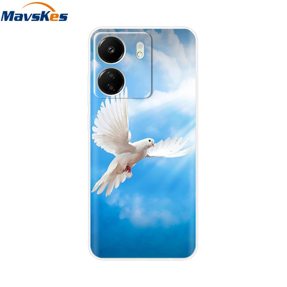 For Xiaomi Poco C65 Cases For Xiaomi Poco C65 Fashion Clear Soft Silicone Phone Cases TPU Fundas for PocoC65 c 65 Coque Bumper