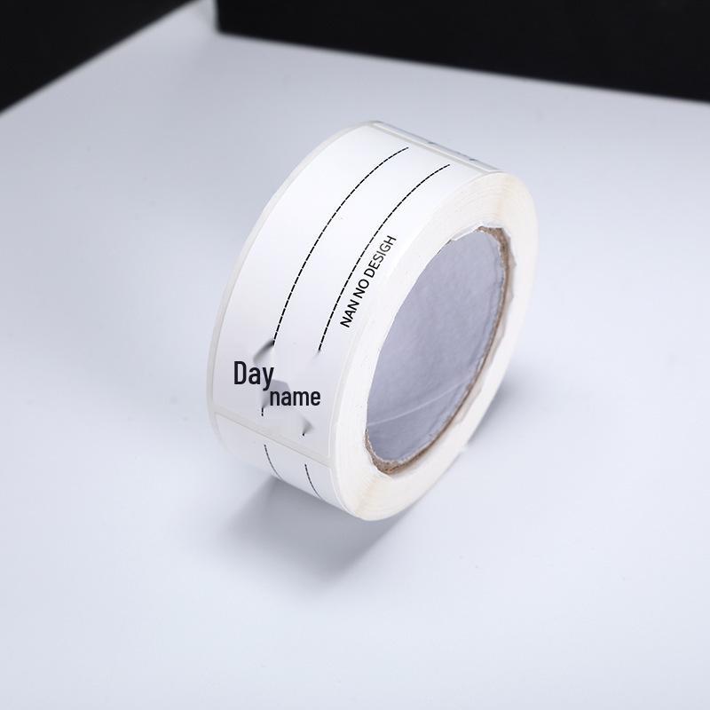 Tearable No-Trace Waterproof Food Classification Stickers for Refrigerator and Freezer