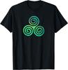 Irish Celtic Knot Triskelion Trinity Symbol Christian Faith T-Shirt